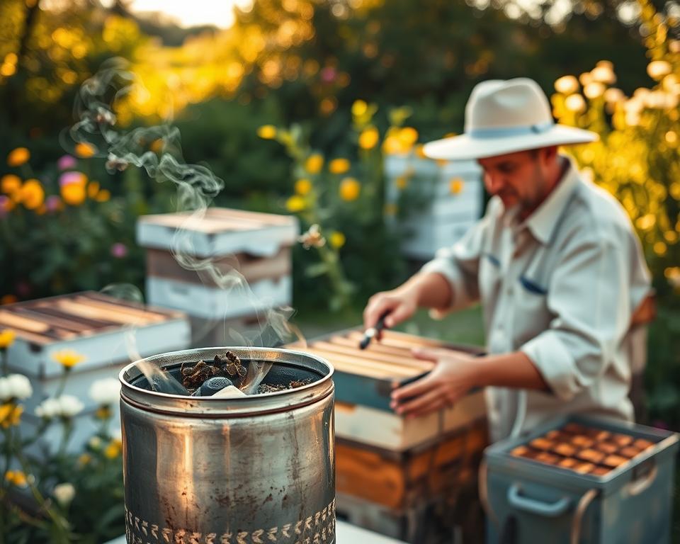 How to Light and Use a Smoker (beekeeping)