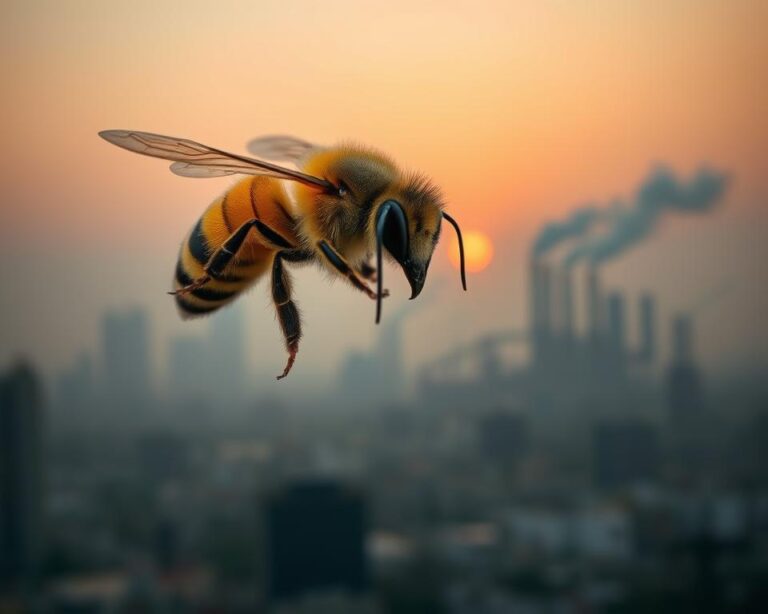 Impact of Air Pollution on Bee Health